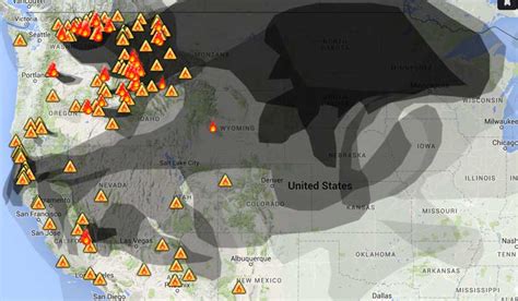 Smoke from wildfires in Northwest affects western states - Wildfire Today