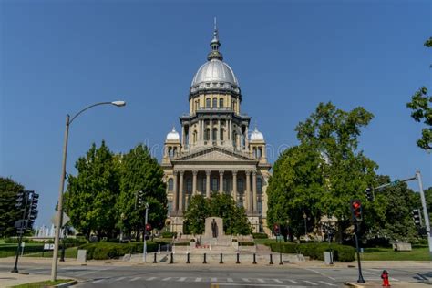 Illinois State Capitol Building Editorial Stock Image - Image of capital, infrastructure: 195269419