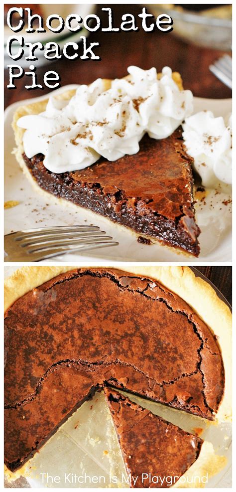 Chocolate Crack Pie | The Kitchen is My Playground