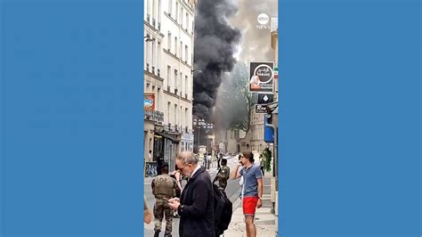 Video Suspected gas leak explosion injures dozens in central Paris ...