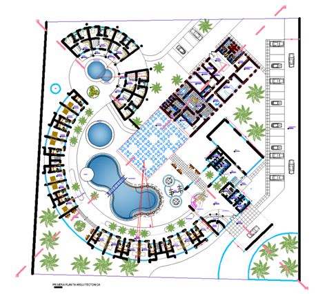 Resort Floor Plan Dwg - floorplans.click