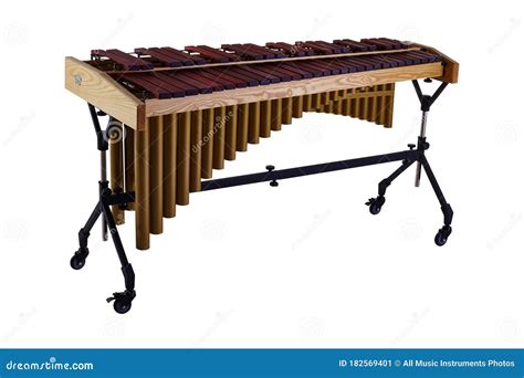 Xylophone, Percussion Music Instrument Isolated on White Background Stock Image - Image of ...