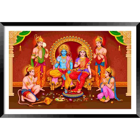 Shree Ram Darbar Painting - DBrush