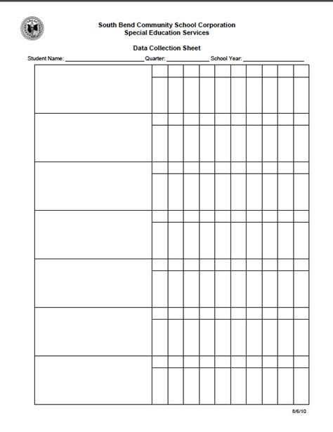 IEP Forms | Iep, Tracking student progress, Data collection