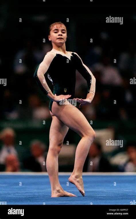 Gymnastics - Atlanta Olympic Games. Lilia Podkopayeva, Ukraine Stock ...