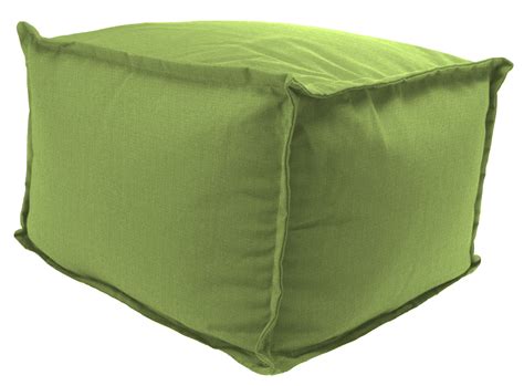 Outdoor 20" x 20" Pouf Ottoman with Flange - Walmart.com