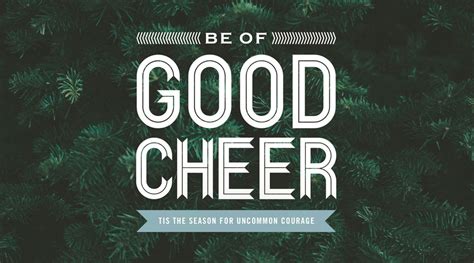 Be Of Good Cheer | Daily Christian Devotionals