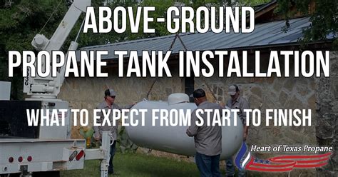 Above-Ground Propane Tank Installation | Heart of Texas Propane