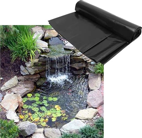 Amazon.com : Pond Liners for Outdoor Ponds,8-mil Black HDPE Pond Liner ...