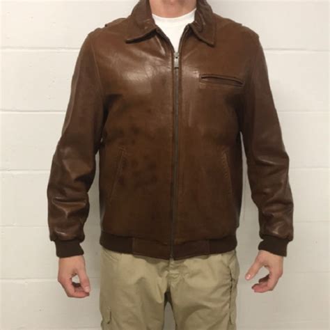 Johnston And Murphy Leather Jacket - RockStar Jacket