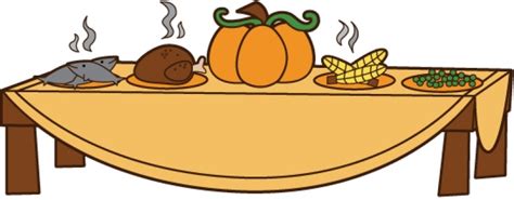 Thanksgiving Table Clipart at GetDrawings | Free download