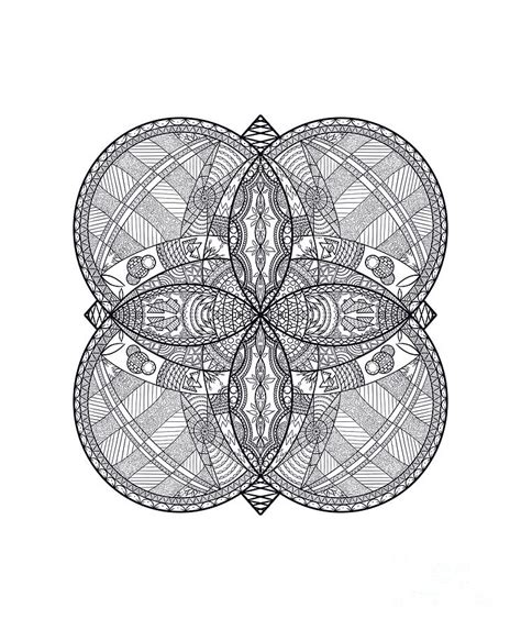 Vesica piscis mandala Digital Art by Ligia Padron Acevedo | Fine Art ...