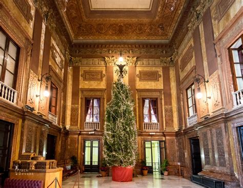 Teatro Massimo christmas tree in the first floor entrance hall