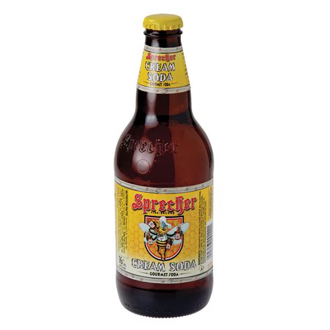 Sprecher Cream Soda 16 Oz Bottle 4 Pack | Nassau Candy