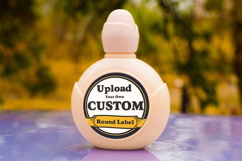 Free Bottle Round Label Mockup PSD » CSS Author