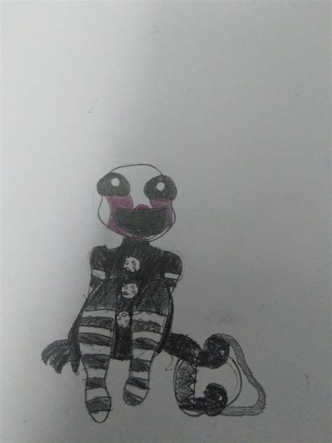 Some art I made of the marionette : fivenightsatfreddys