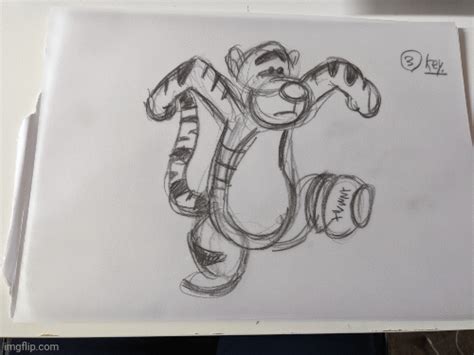 Tigger line test. - Imgflip