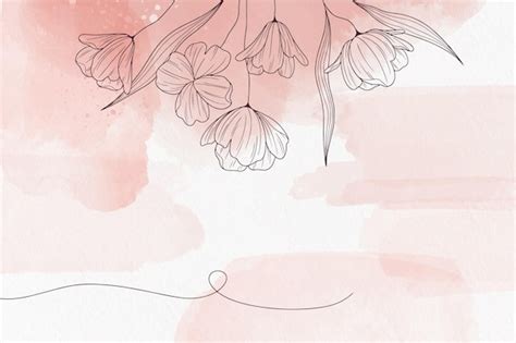 Free Vector | Soft pastel background with flowers