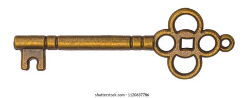 Vintage Brass Key On Transparent Background Stock Photo 1120637786 | Shutterstock