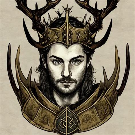 Lord Renly Baratheon, imperial, viking, crown, stags