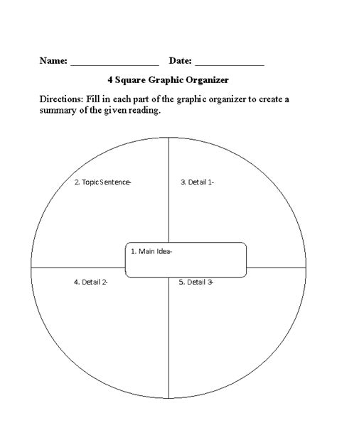 Englishlinx.com | Graphic Organizers Worksheets