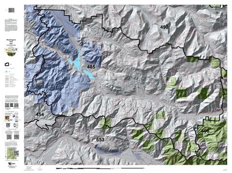 Washington Hunting Unit(s) 485 Landownership Map by HuntData LLC | Avenza Maps