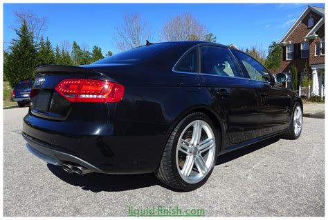 Paint Enhancement: 2010 Audi S4 Black Metallic - Liquid Finish Detailing