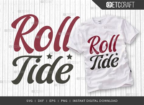 Roll Tide SVG Cut File Graphic by Pixel Elites · Creative Fabrica