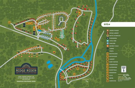 Campground Map - Ridge Rider - Little Orleans, MD