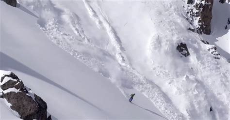 Phil Meier Sets Off a Huge Avalanche and Skis Out Like a Boss | 100% Skiing, Ep. 1 - YouTube