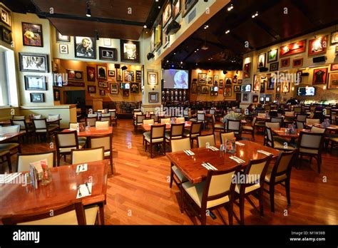 The eating area of the Hard Rock Cafe in Biloxi Stock Photo - Alamy