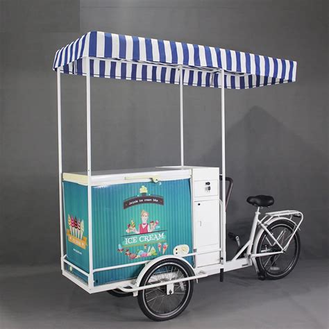 Mobile Front Load ice cream tricycle bike, street ice cream vending cart-in Ice Cream Makers ...