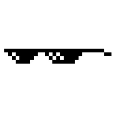 Deal With It Glasses Small transparent PNG - StickPNG