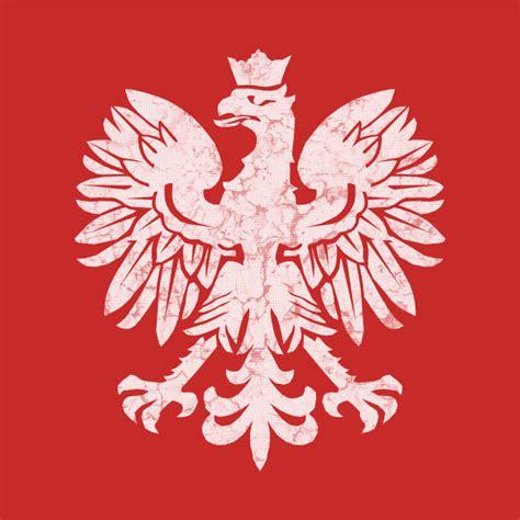 Polish Flag Eagle - Crowns - Hoodie | TeePublic