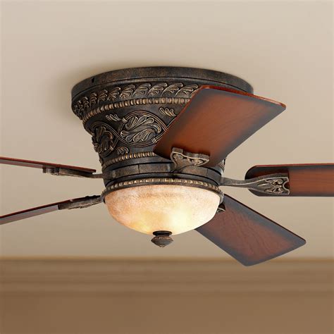 52quot Modern Forms Axis Bronze Hugger Wet Led Ceiling Fan