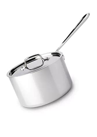 All-Clad 4-qt. Stainless Steel Saucepan with Lid | belk