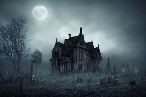 Haunted House Halloween Graveyard - Free photo on Pixabay