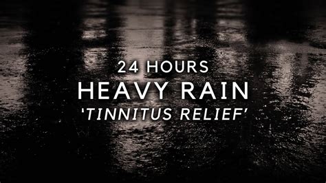 Heavy Rain 24 Hours to Sleep Deep and Block Noises. Powerful Rainfall at Night - YouTube