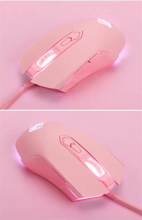 gaming punk pink mechanical keyboard + mouse | EverythingCuteClub