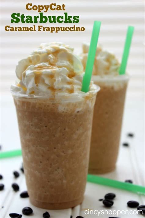 Starbucks Caramel Frappuccino Recipe | Dandk Organizer