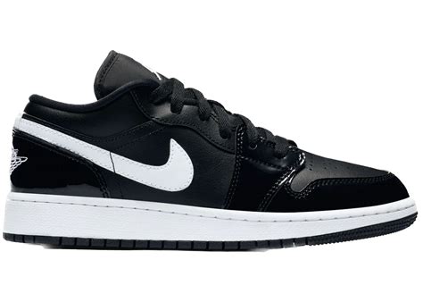 Jordan 1 Low Black Patent White (GS) - Swappa