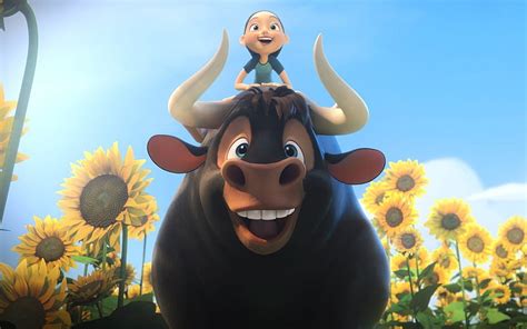 1920x1080px, 1080P free download | Ferdinand (2017), cow, movie, yellow ...