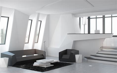 Studio Apartment Design Inspiration With Futuristic Interior Style - RooHome | Designs & Plans
