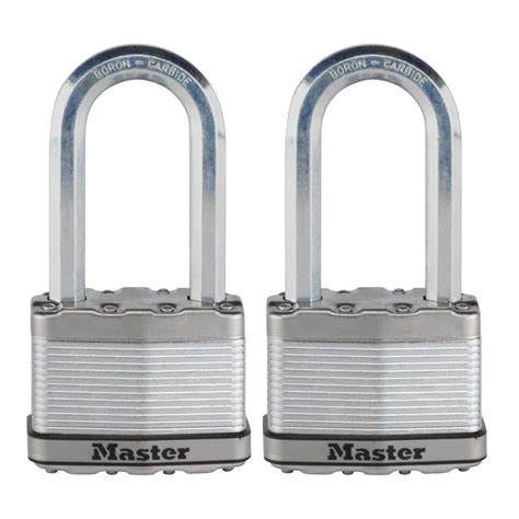 Master Lock Heavy Duty Outdoor Padlock with Key, 2-1/2 in. Wide, 2-1/2 ...