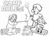 Kids Coloring Pages Camper sketch template