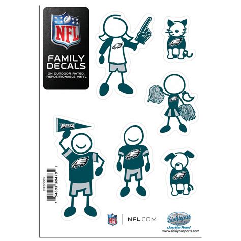 Family Car Decals - Philadelphia Eagles | Superior Auto Extras