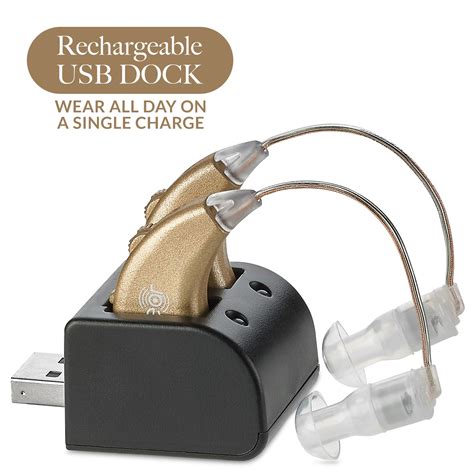 Digital Hearing Amplifiers - Rechargeable BTE Personal Sound Amplifier ...