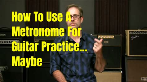 How To Use A Metronome – Blues Guitar Unleashed Blog