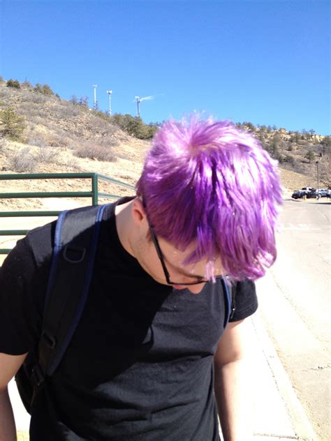 Purple hair on guys, absolutely fantastic Purple Hair, Updos, Lavender ...