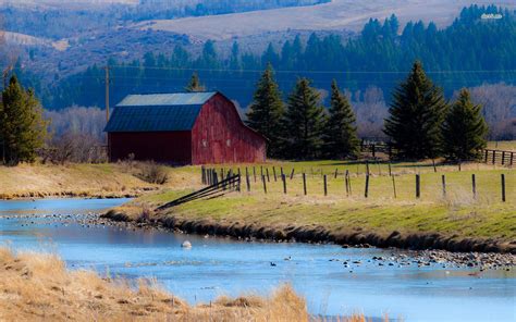 🔥 [40+] Snowy Red Barn Desktop Wallpapers | WallpaperSafari